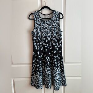 Leota Sleeveless Fit Flare Floral Dress